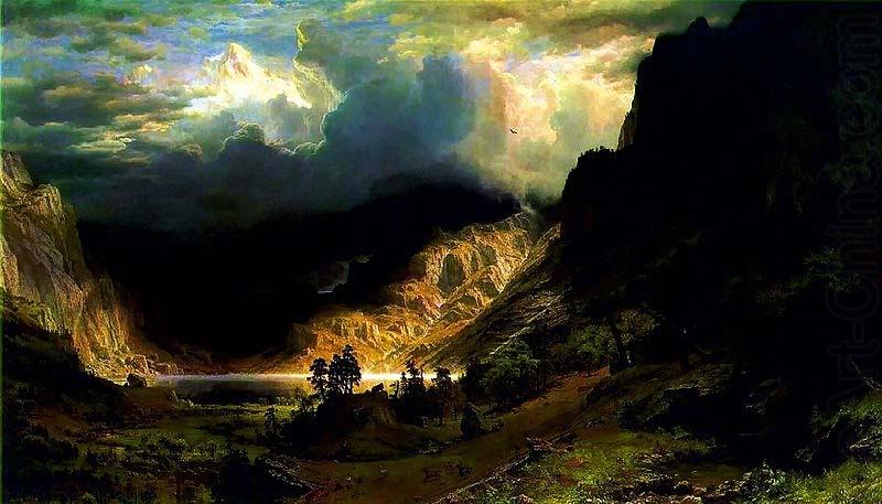 Storm in the Rocky Mountains, Albert Bierstadt